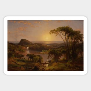 Summer, Lake Ontario by Jasper Francis Cropsey Sticker